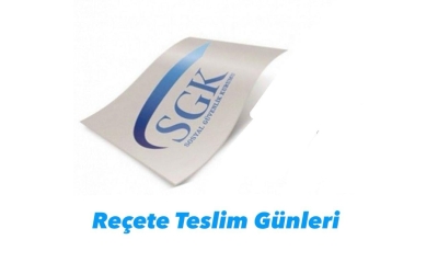 ŞUBAT AYI REÇETE TESLİM GÜNLERİ